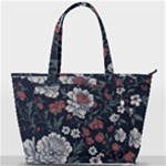 Flower Pattern Back Pocket Shoulder Bag 