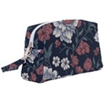 Flower Pattern Wristlet Pouch Bag (Large)
