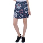 Flower Pattern Tennis Skirt