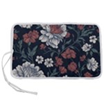 Flower Pattern Pen Storage Case (S)