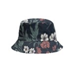 Flower Pattern Inside Out Bucket Hat (Kids)