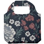 Flower Pattern Foldable Grocery Recycle Bag
