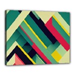 Abstract Geometric Design Pattern Canvas 20  x 16  (Stretched)