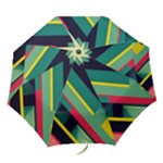 Abstract Geometric Design Pattern Folding Umbrellas