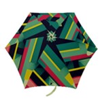 Abstract Geometric Design Pattern Mini Folding Umbrellas