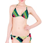 Abstract Geometric Design Pattern Classic Bikini Set