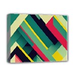 Abstract Geometric Design Pattern Deluxe Canvas 14  x 11  (Stretched)