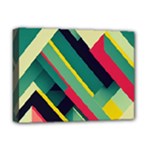 Abstract Geometric Design Pattern Deluxe Canvas 16  x 12  (Stretched) 