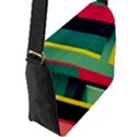 Flap Closure Messenger Bag (L) 