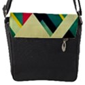 Flap Closure Messenger Bag (S) 