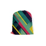 Abstract Geometric Design Pattern Drawstring Pouch (Medium)