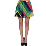Abstract Geometric Design Pattern Skater Skirt