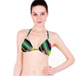 Abstract Geometric Design Pattern Classic Bikini Top