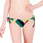 Abstract Geometric Design Pattern Bikini Bottoms