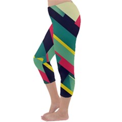Capri Winter Leggings Back Capri Winter Leggings Back