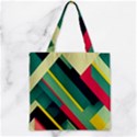 Zipper Grocery Tote Bag 