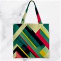 Zipper Grocery Tote Bag 