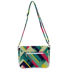 Shoulder Bag with Back Zipper 