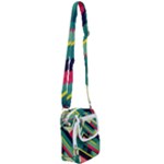 Abstract Geometric Design Pattern Shoulder Strap Belt Bag