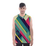 Abstract Geometric Design Pattern Men s Basketball Tank Top