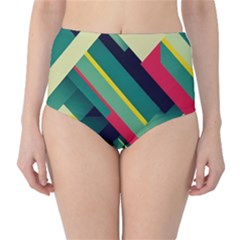 Classic High-Waist Bikini Bottoms 