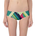 Abstract Geometric Design Pattern Classic Bikini Bottoms