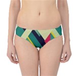 Abstract Geometric Design Pattern Hipster Bikini Bottoms