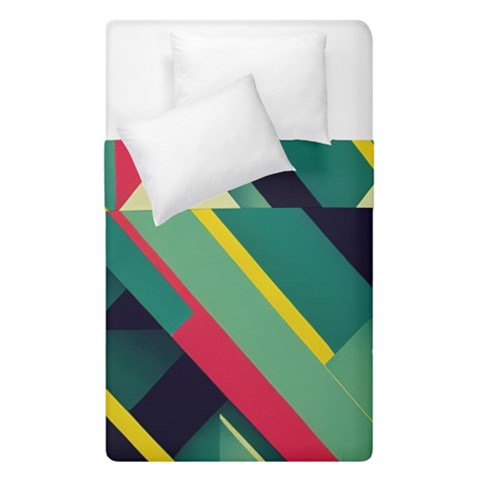 Abstract Geometric Design Pattern Duvet Cover Double Side (Single Size) from ArtsNow.com