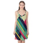 Abstract Geometric Design Pattern Camis Nightgown 