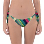 Abstract Geometric Design Pattern Reversible Bikini Bottoms