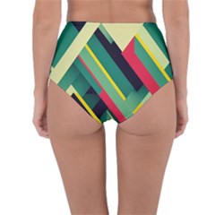 Reversible High-Waist Bikini Bottoms 