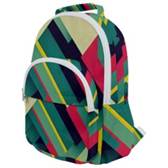 Rounded Multi Pocket Backpack 