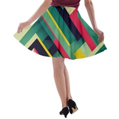 A-line Skater Skirt 