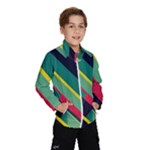 Abstract Geometric Design Pattern Kids  Windbreaker