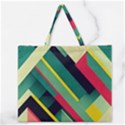 Zipper Large Tote Bag 