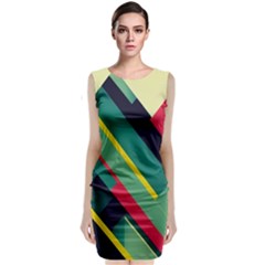 Classic Sleeveless Midi Dress 