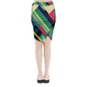 Midi Wrap Pencil Skirt 