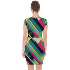 Capsleeve Drawstring Dress  