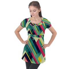 Puff Sleeve Tunic Top 