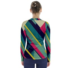 V-Neck Long Sleeve Top 
