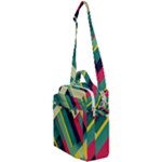 Abstract Geometric Design Pattern Crossbody Day Bag