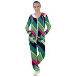 Abstract Geometric Design Pattern Women s Tracksuit