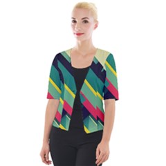 Cropped Button Cardigan 