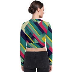 Long Sleeve Zip Up Bomber Jacket 