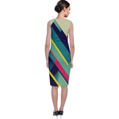 Sleeveless Velvet Midi Dress 