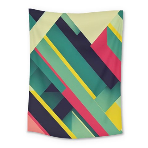 Abstract Geometric Design Pattern Medium Tapestry from ArtsNow.com
