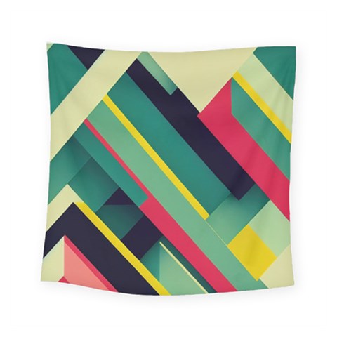 Abstract Geometric Design Pattern Square Tapestry (Small) from ArtsNow.com