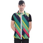 Abstract Geometric Design Pattern Men s Puffer Vest