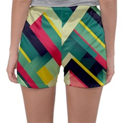 Women s Satin Sleepwear Shorts 