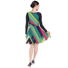 Plunge Pinafore Dress 